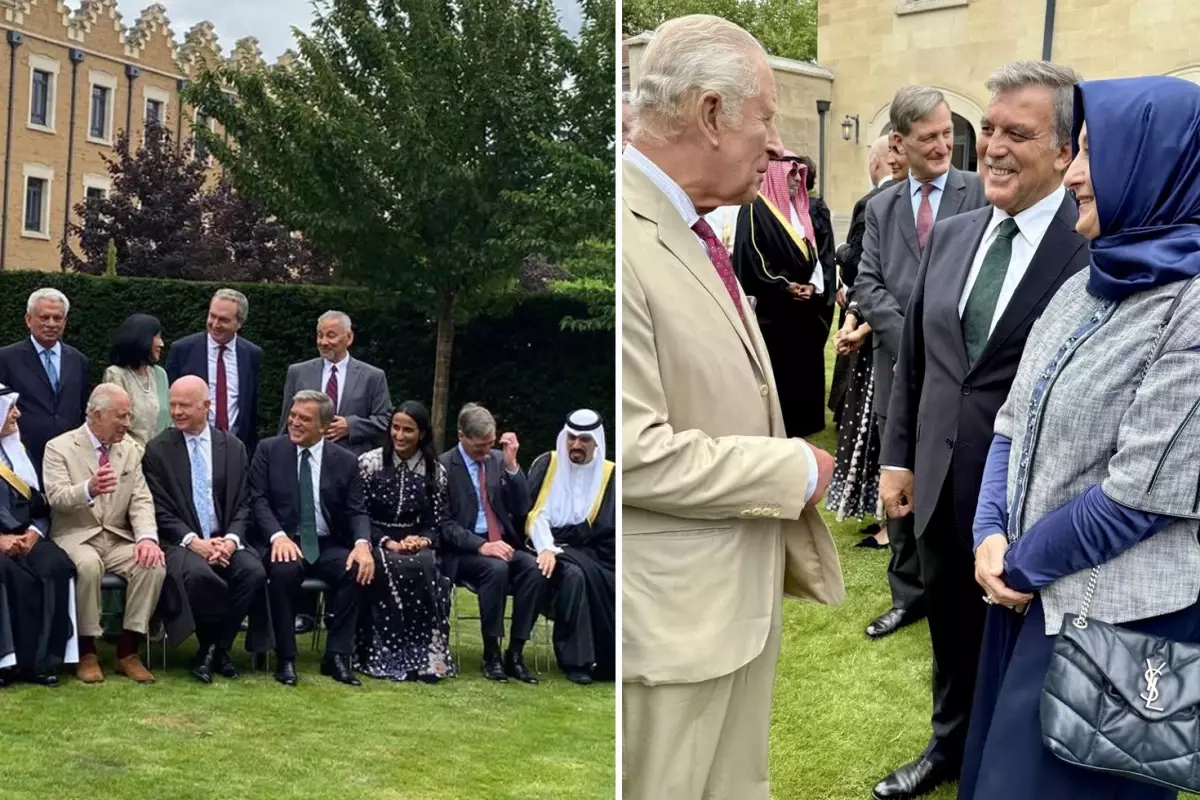Abdullah Gül, İngiltere Kralı III. Charles ile bir araya geldi