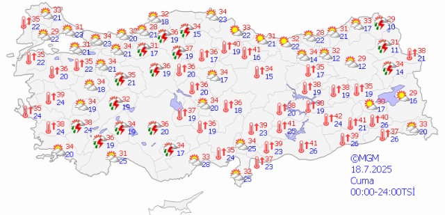Attention to those living in these provinces! Warning for heavy rain and thunderstorms