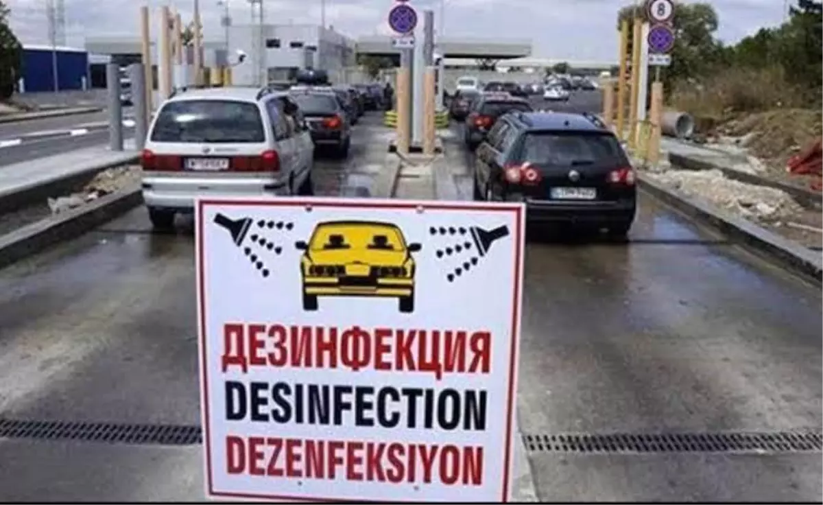 Türkiye-Bulgaristan Sınırında Dezenfekte Ücreti Kaldırıldı