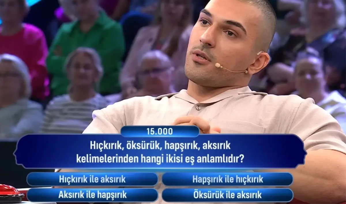 Hıçkırık, öksürük, hapşırık, aksırık kelimelerinden hangi ikisi eş anlamlıdır?