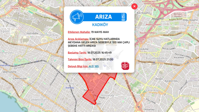 İstanbul KADIKÖY su kesintisi! 18-19 Temmuz İSKİ Kadıköy su kesintisi ne zaman bitecek, sular ne zaman gelecek? İstanbul KADIKÖY su kesintisi! 18-19 Temmuz İSKİ Kadıköy su kesintisi ne zaman bitecek, sular ne zaman gelecek?