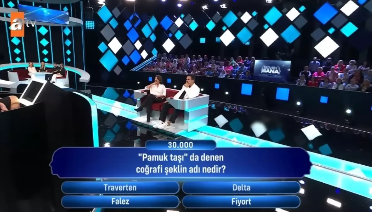 'Pamuk taşı' da denen coğrafi şeklin adı nedir?