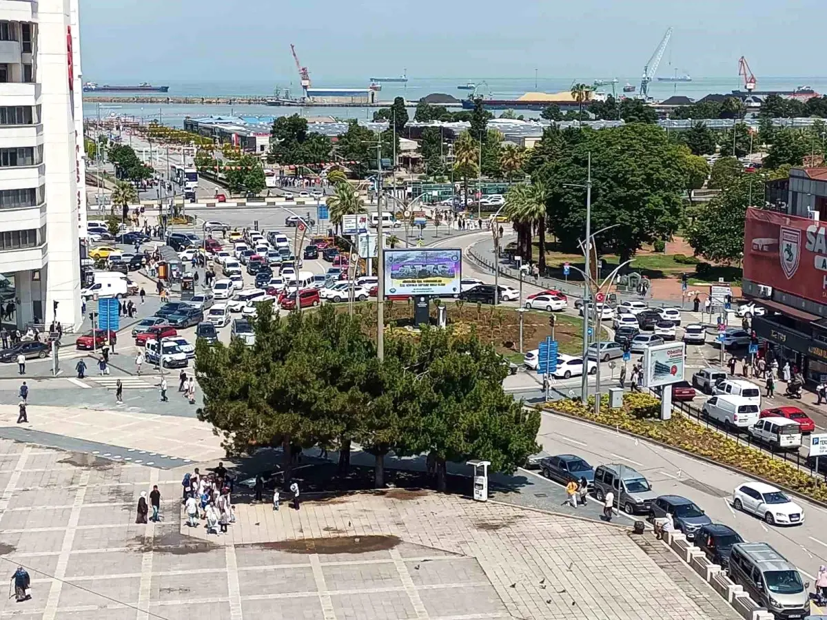Samsun'da Trafiğe Kayıtlı Araç Sayısı 515 Bin 60'a Ulaştı