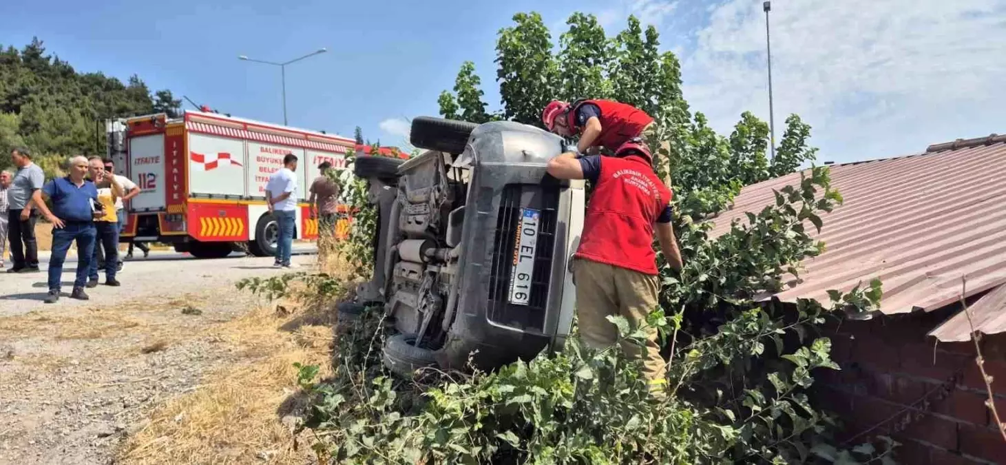 Balıkesir-Bursa Kara Yolunda Trafik Kazası: 1 Yaralı