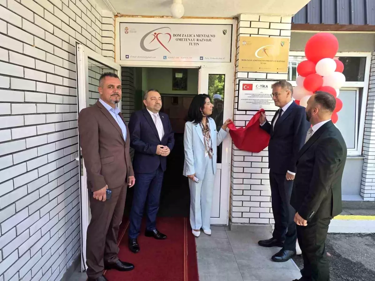 TİKA'dan Sırbistan'a Zihinsel Engelli Bakım Merkezi için Donanım Desteği