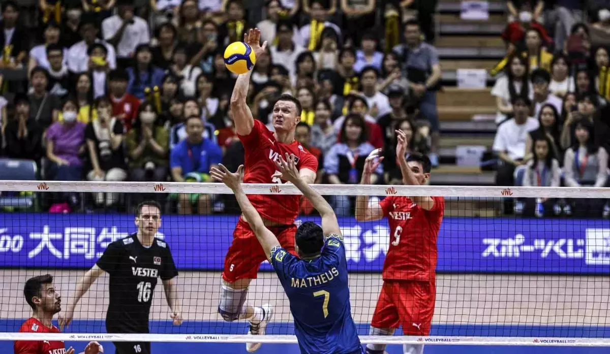 A Milli Voleybol Takımı Brezilya'ya Yenildi