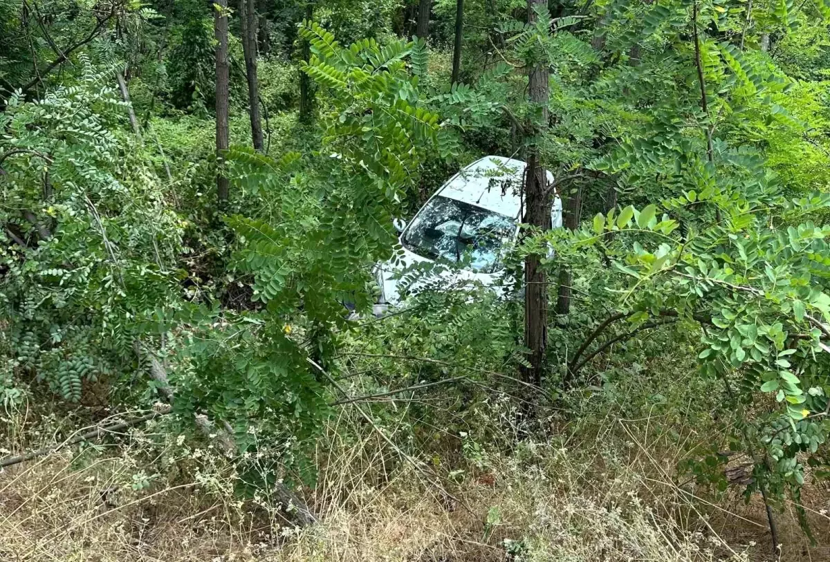 Bursa'da Kontrolden Çıkan Araç Şarampole Yuvarlandı: 3 Yaralı