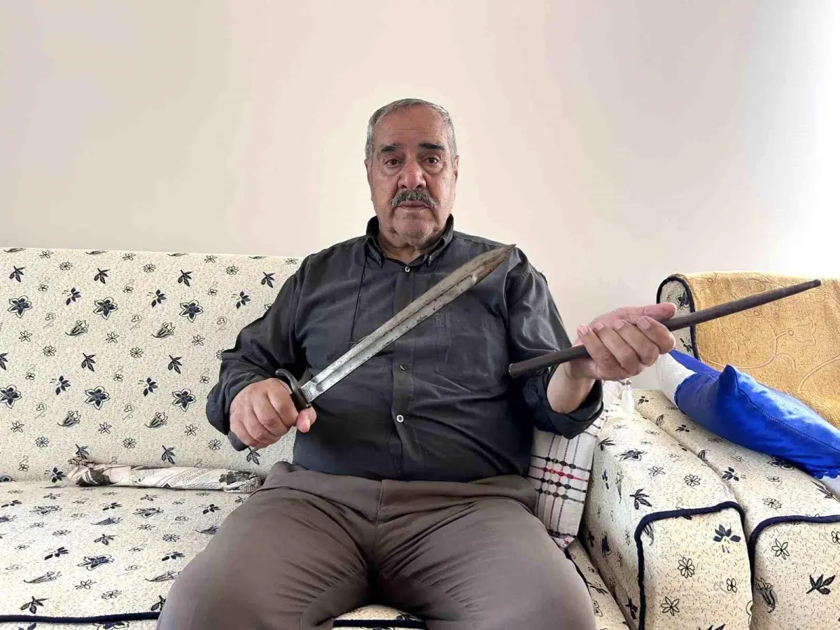 Tarihi Süngü Aile Yadigarı Olarak Toruna Miras Kalacak