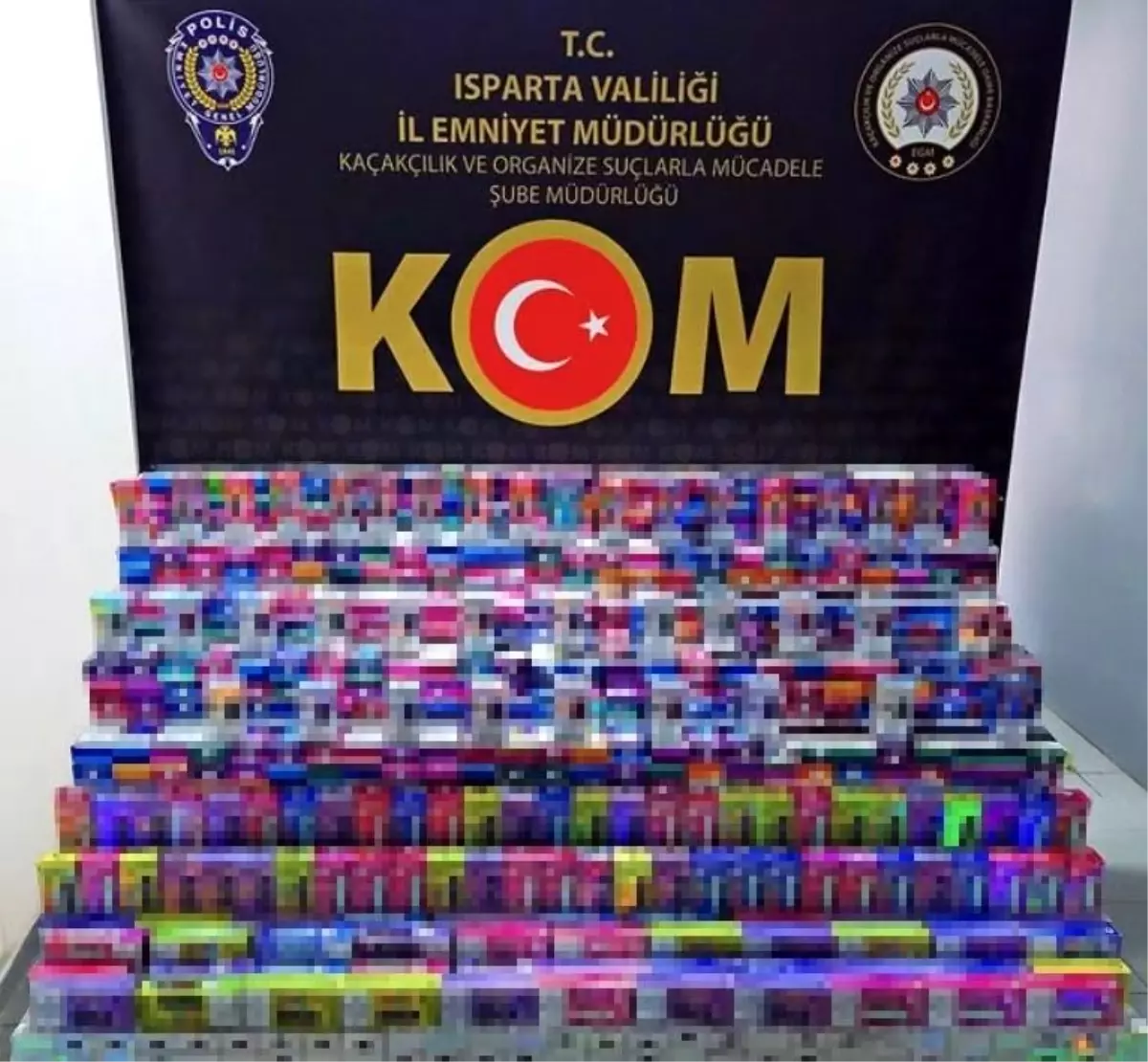 Isparta'da Kaçak Elektronik Sigara Operasyonu: 1.5 Milyon TL'lik Ele Geçirme