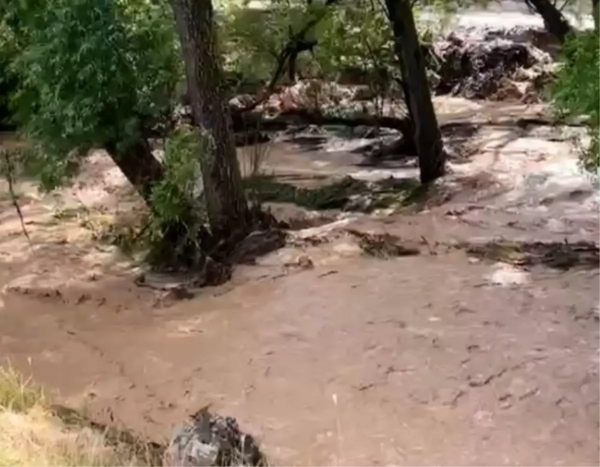Mersin'de Sağanak Yağış Sele Neden Oldu