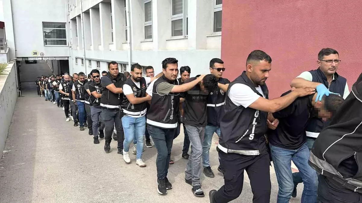 Adana Merkezli Uyuşturucu Operasyonunda 152 Tutuklama