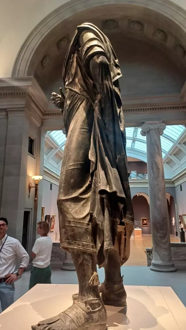 The bronze statue of Roman Emperor Marcus Aurelius is in Turkey after 65 years