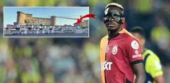 Osimhen için çirkin pankart: Sefil...