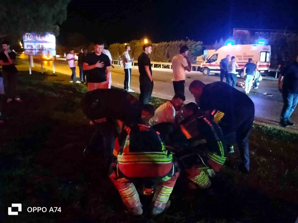Balıkesir'de Kaza: 1 Ölü, 1 Yaralı