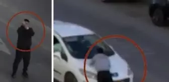 Fenerbahçe stadı önünde el hareketi yaptı! Uyaran güvenlik görevlisini arabayla metrelerce sürükledi