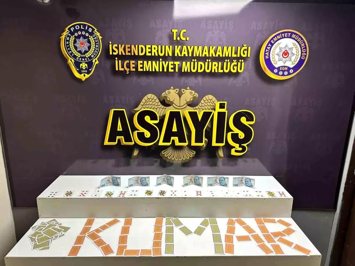 Hatay'da Kumar Oynarken Yakalanan 4 Kişiye 36 Bin TL Ceza