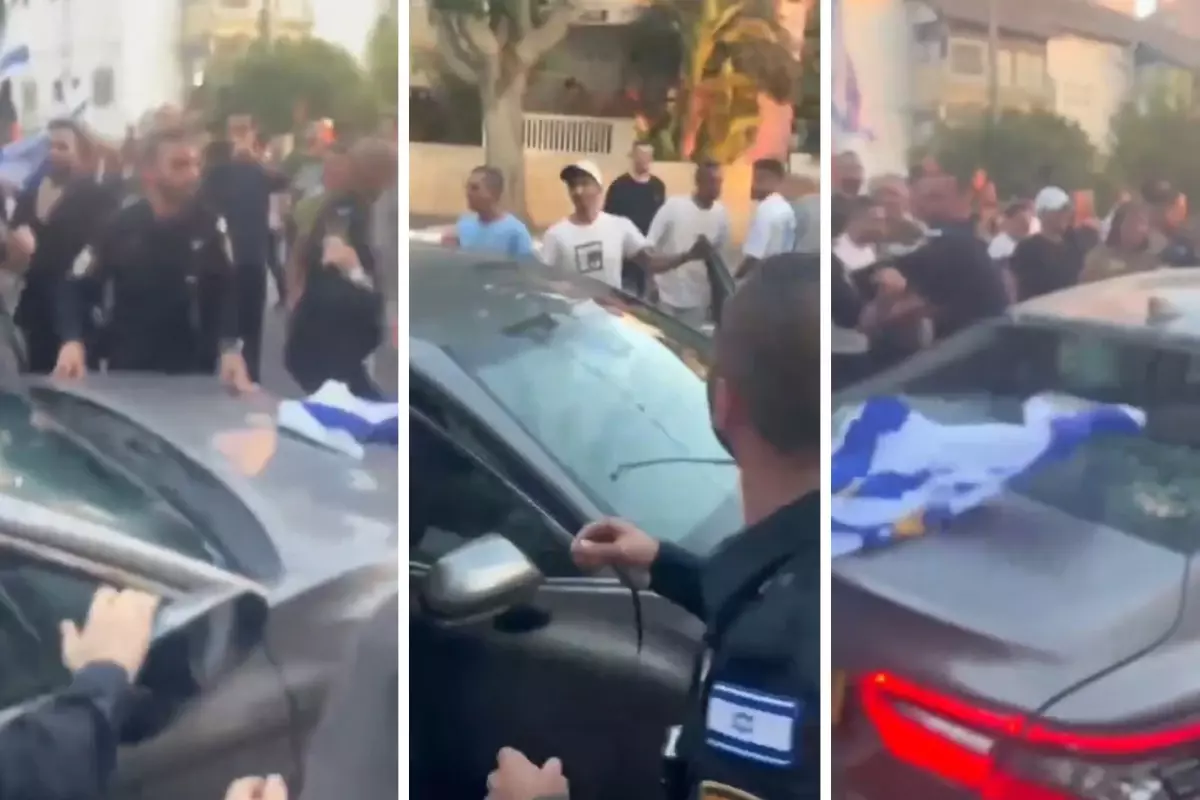 İsrailliler Arap milletvekilinin aracına saldırıp, 'Araplara ölüm' sloganları attı