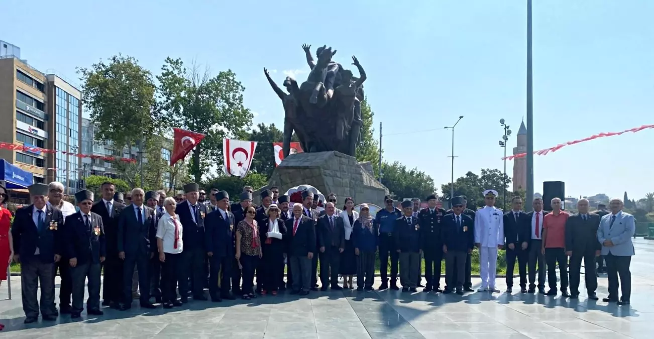 Kıbrıs Barış Harekâtı'nın 51. yılı nedeniyle Antalya'da tören düzenlendi