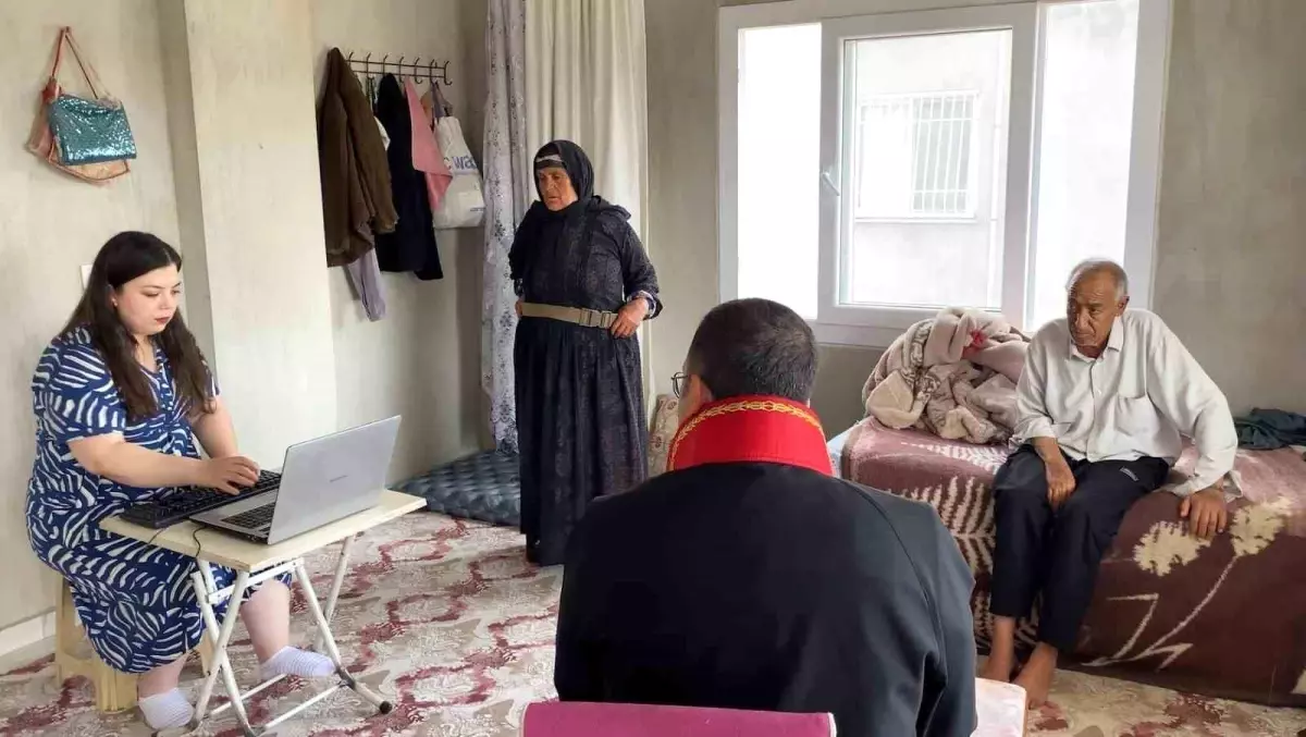 Osmaniye'de Evde Adalet Hizmeti Uygulaması Gerçekleştirildi