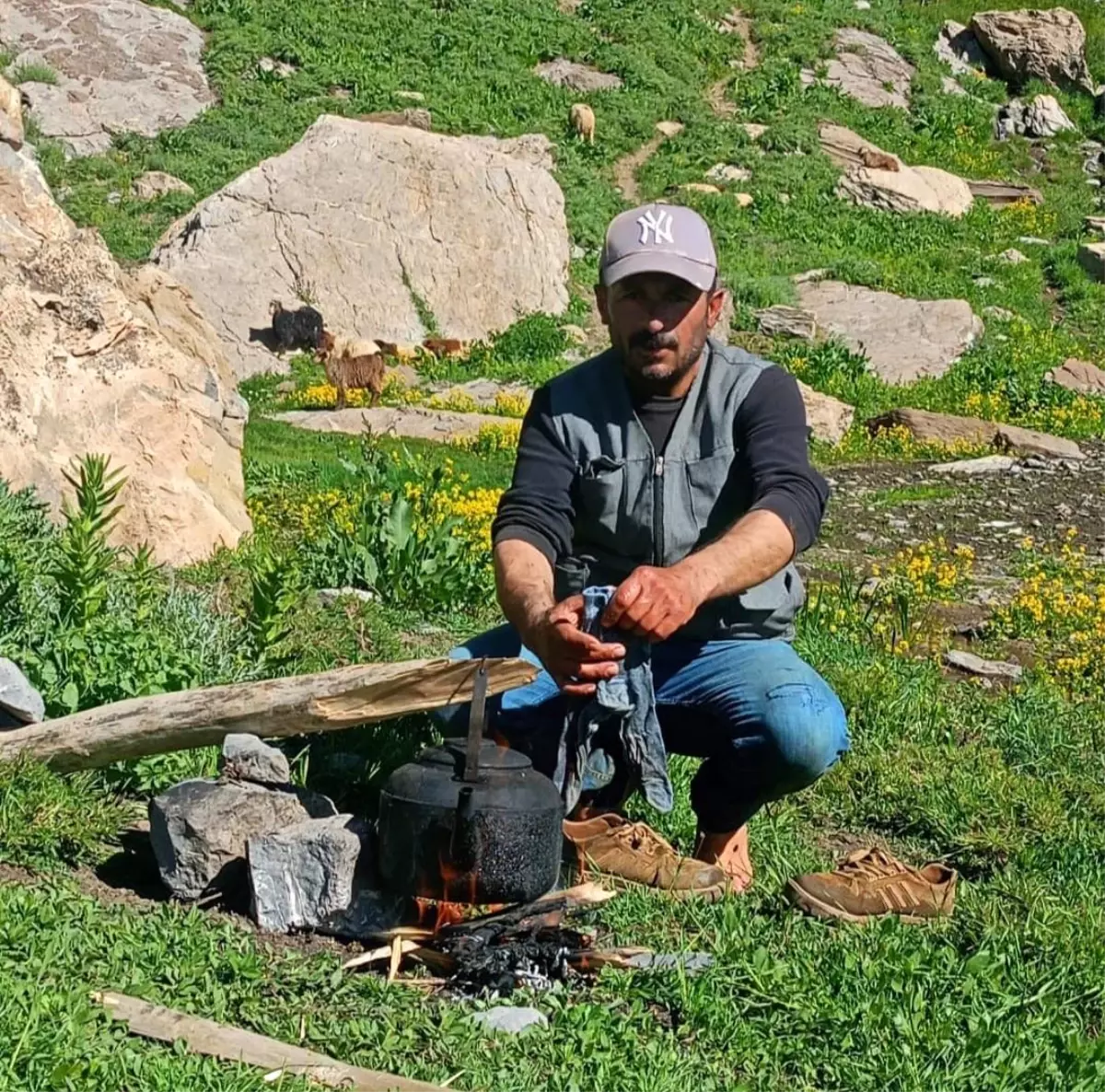 Koyun Otlatırken Kalp Krizi Geçiren Çoban Hayatını Kaybetti