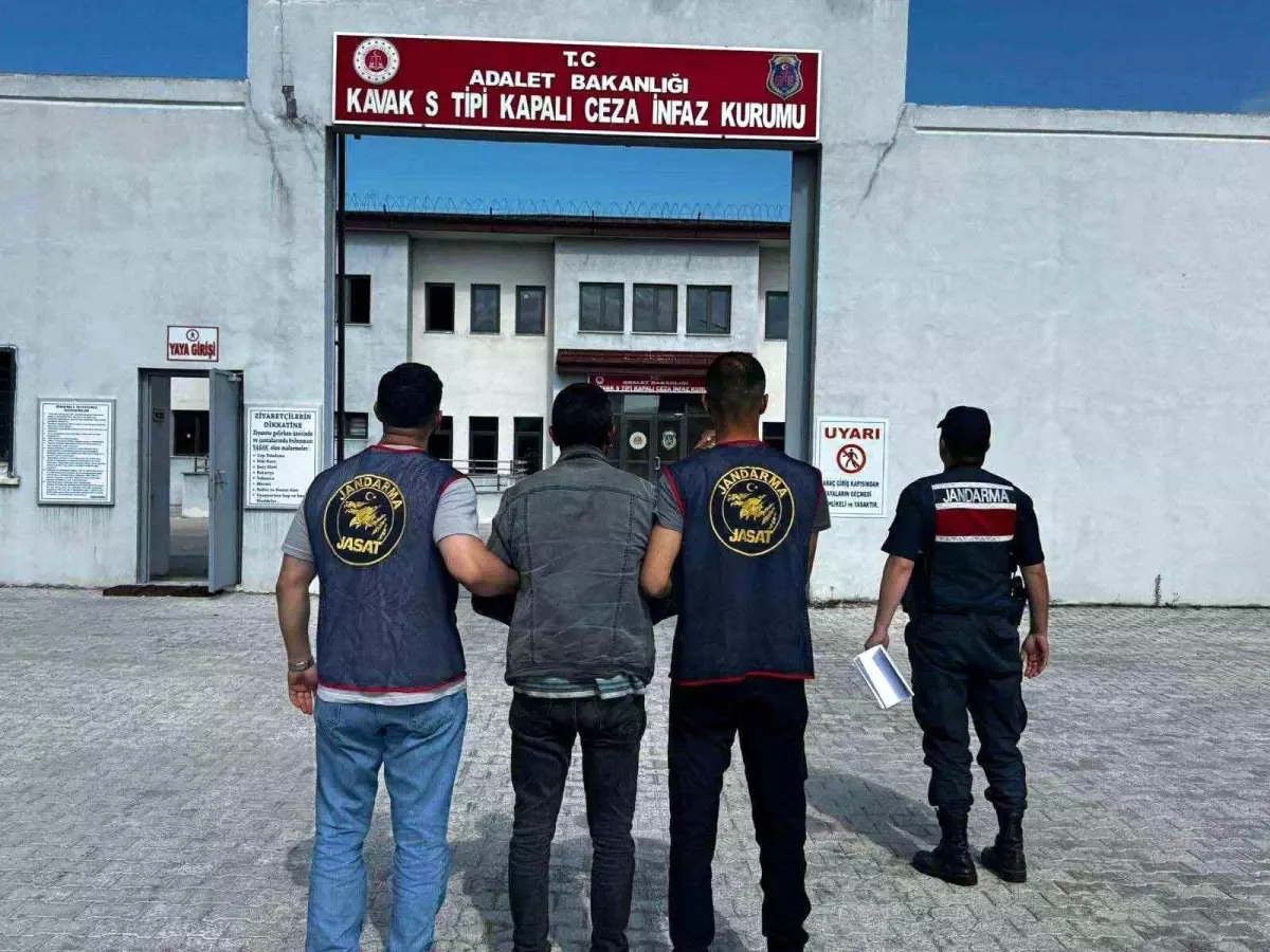 Samsun'da 15 Yıl Hapis Cezası Olan Şahıs Yakalandı