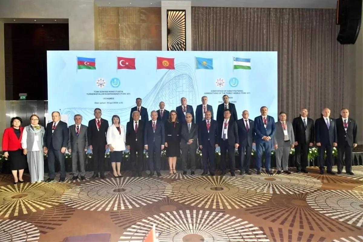 Anayasa Mahkemesi Başkanı Kadir Özkaya, Azerbaycan'da TÜRK-AY Kongresi'ne Katıldı