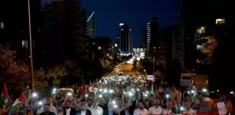 Ankara'da Gazze protestosu! ABD elçiliğine yürüdüler