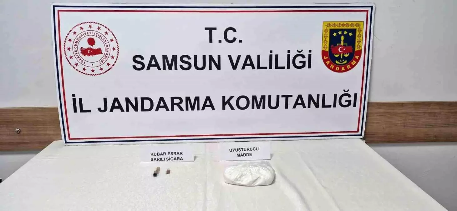 Samsun'da Jandarma Uyuşturucu Operasyonu: 3 Gözaltı