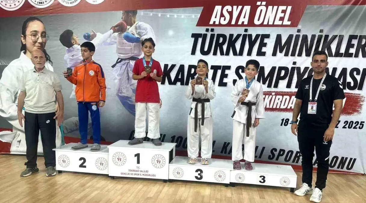 Körfez Gençlerbirliği SK, Türkiye Minikler Karate Şampiyonası'nda Başarı Elde Etti