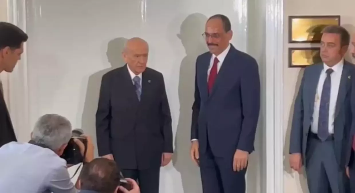 MİT Başkanı İbrahim Kalın, MHP Lideri Bahçeli'yi Ziyaret Etti