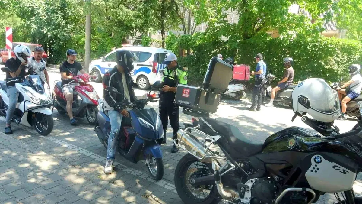 Muğla'da Motosiklet Denetimleri Arttı