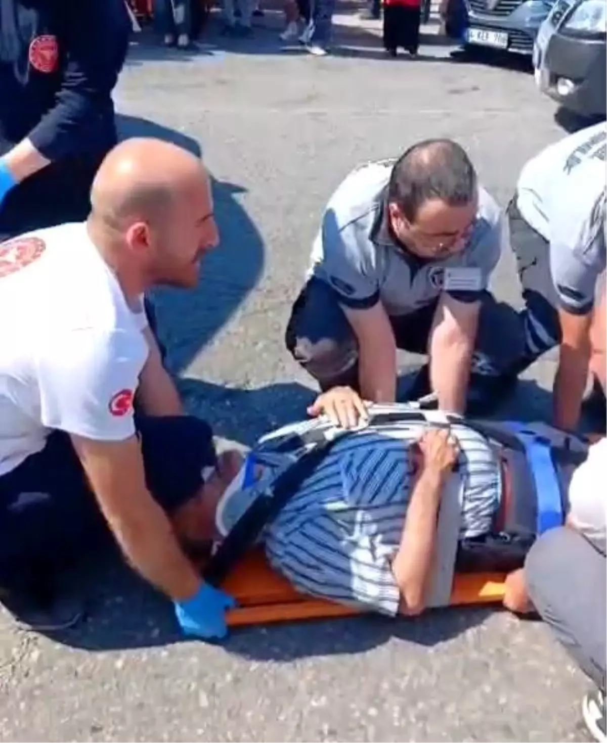Samsun'da Trafik Kazası: Yaşlı Adam Yaralandı