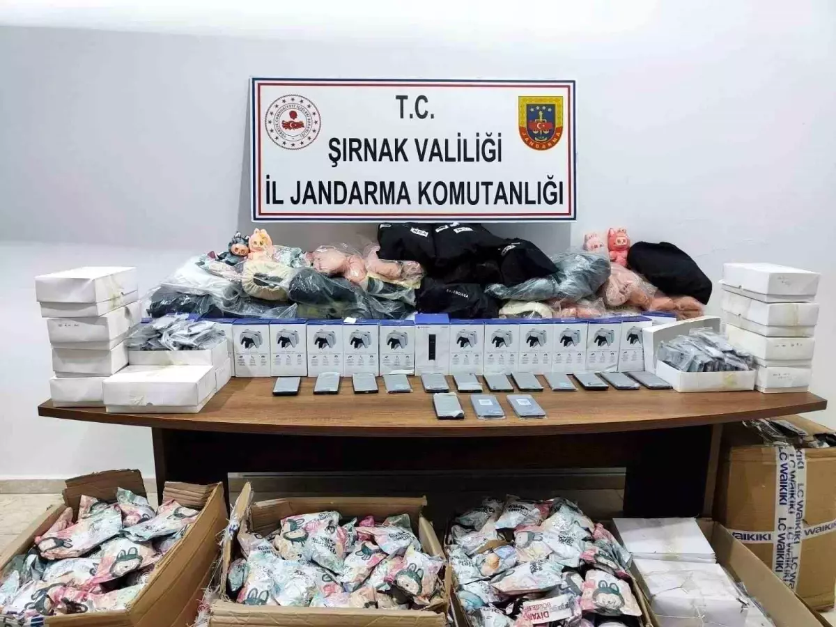 Şırnak'ta 9.9 Milyon TL Değerinde Kaçak Malzeme Ele Geçirildi
