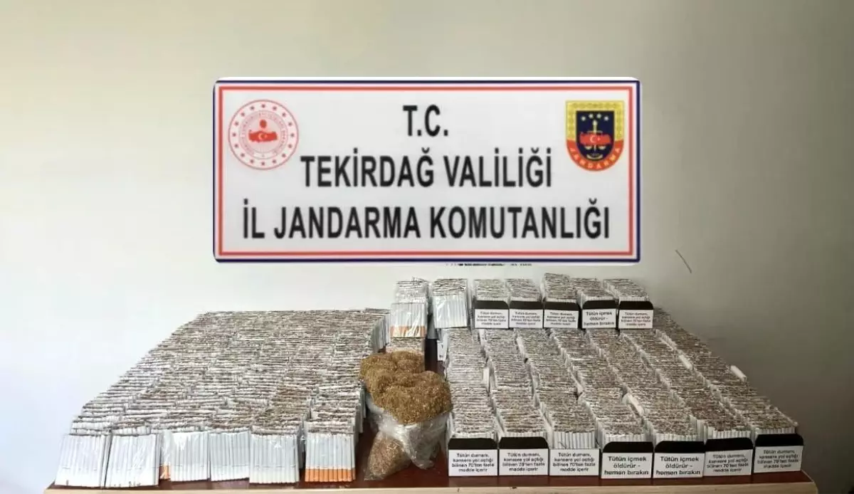 Tekirdağ'da Uyuşturucu ve Silah Operasyonu: Çok Sayıda Kaçak Malzeme Ele Geçirildi