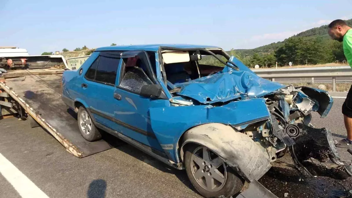 Kütahya'da Trafik Kazası: Bir Yaralı