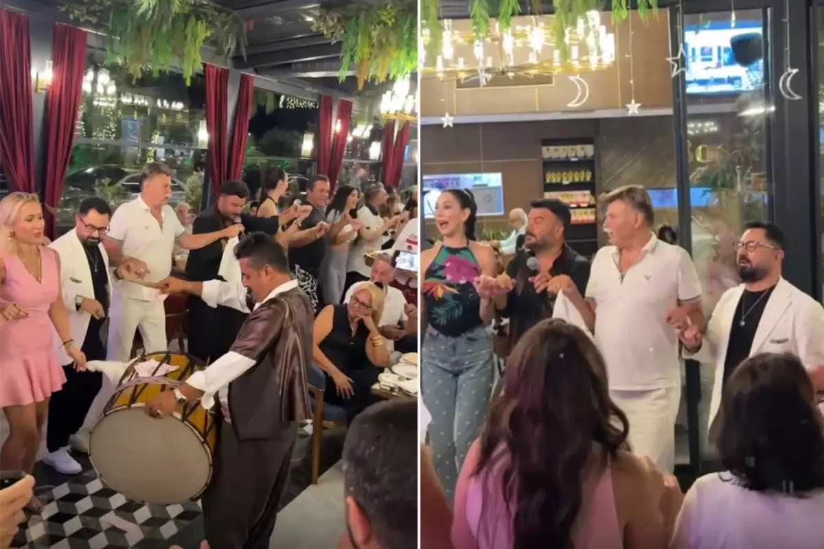 Ünlü isimler sıra gecesinde buluştu! Nuri Alço halay başı oldu