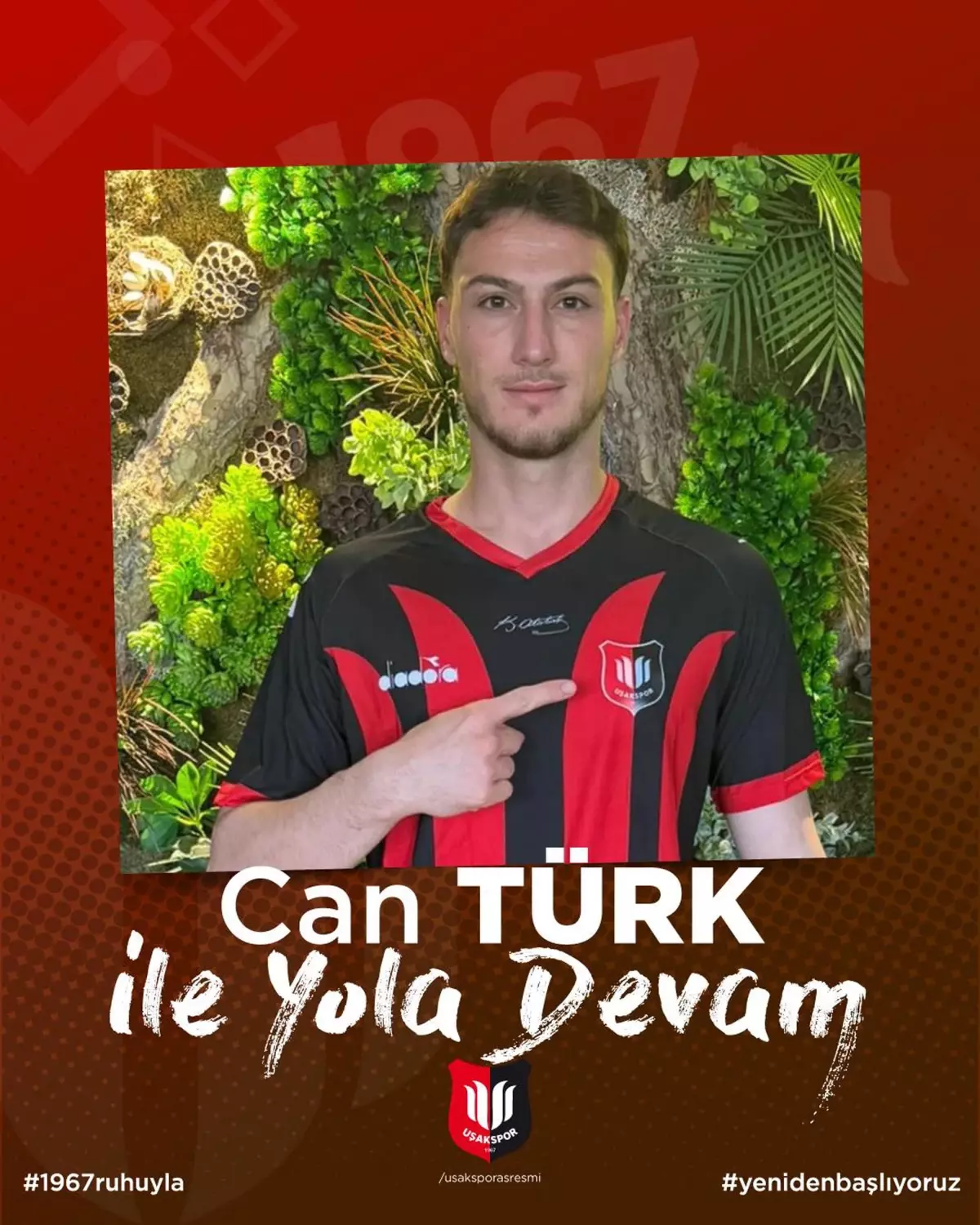 Uşak Spor, Kaleci Can Türk ile Sözleşme Yeniledi
