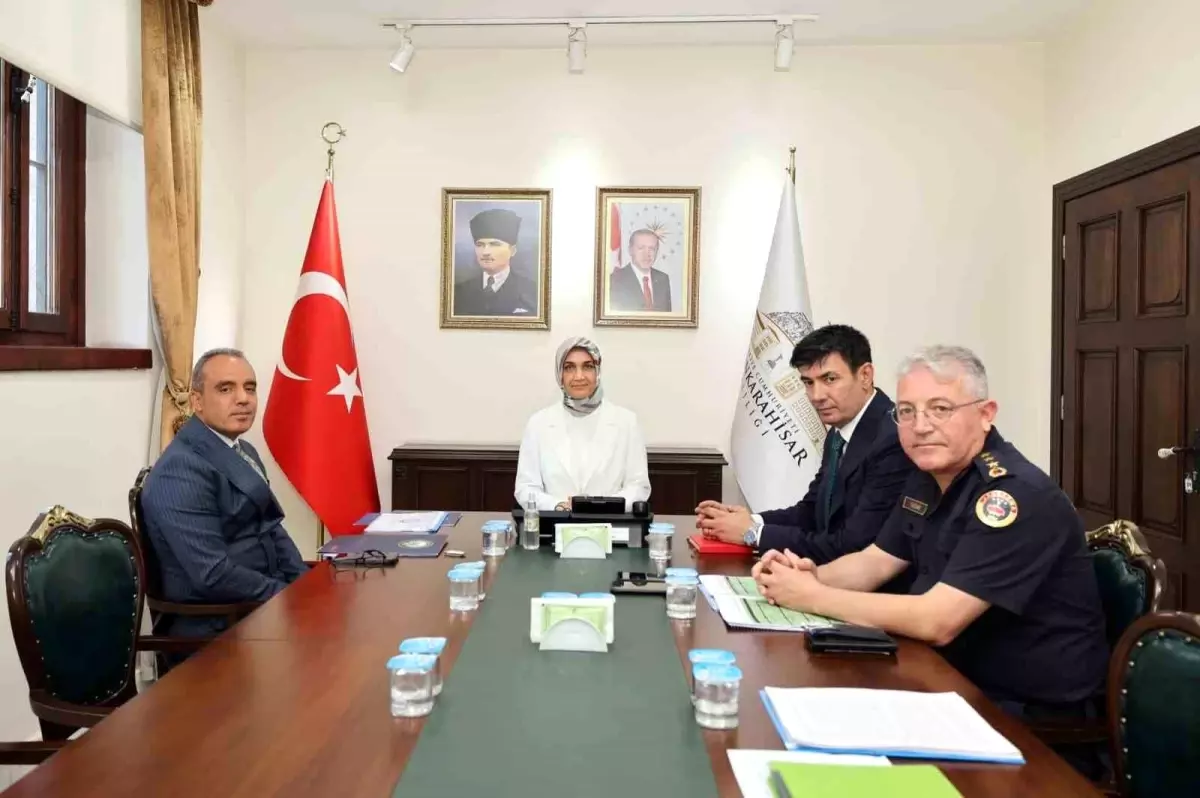 Afyonkarahisar'da Asayiş Toplantısı Gerçekleştirildi