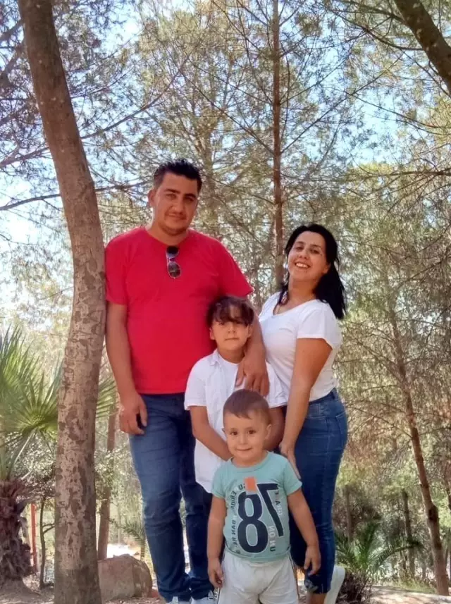 He had burned his family, secretly buried out of fear