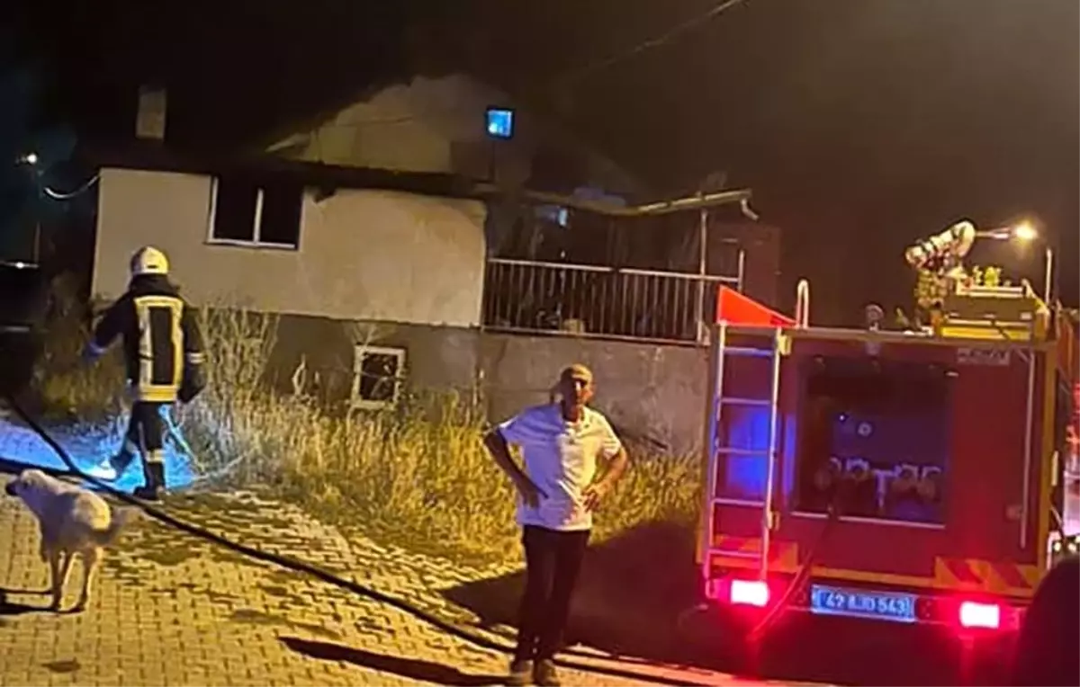Konya Beyşehir'de Müstakil Evde Yangın