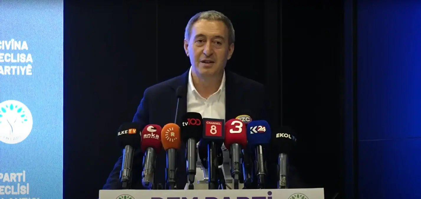 DEM Parti Eş Genel Başkanı Bakırhan: Terörsüz Türkiye Sürecine Destek Artıyor