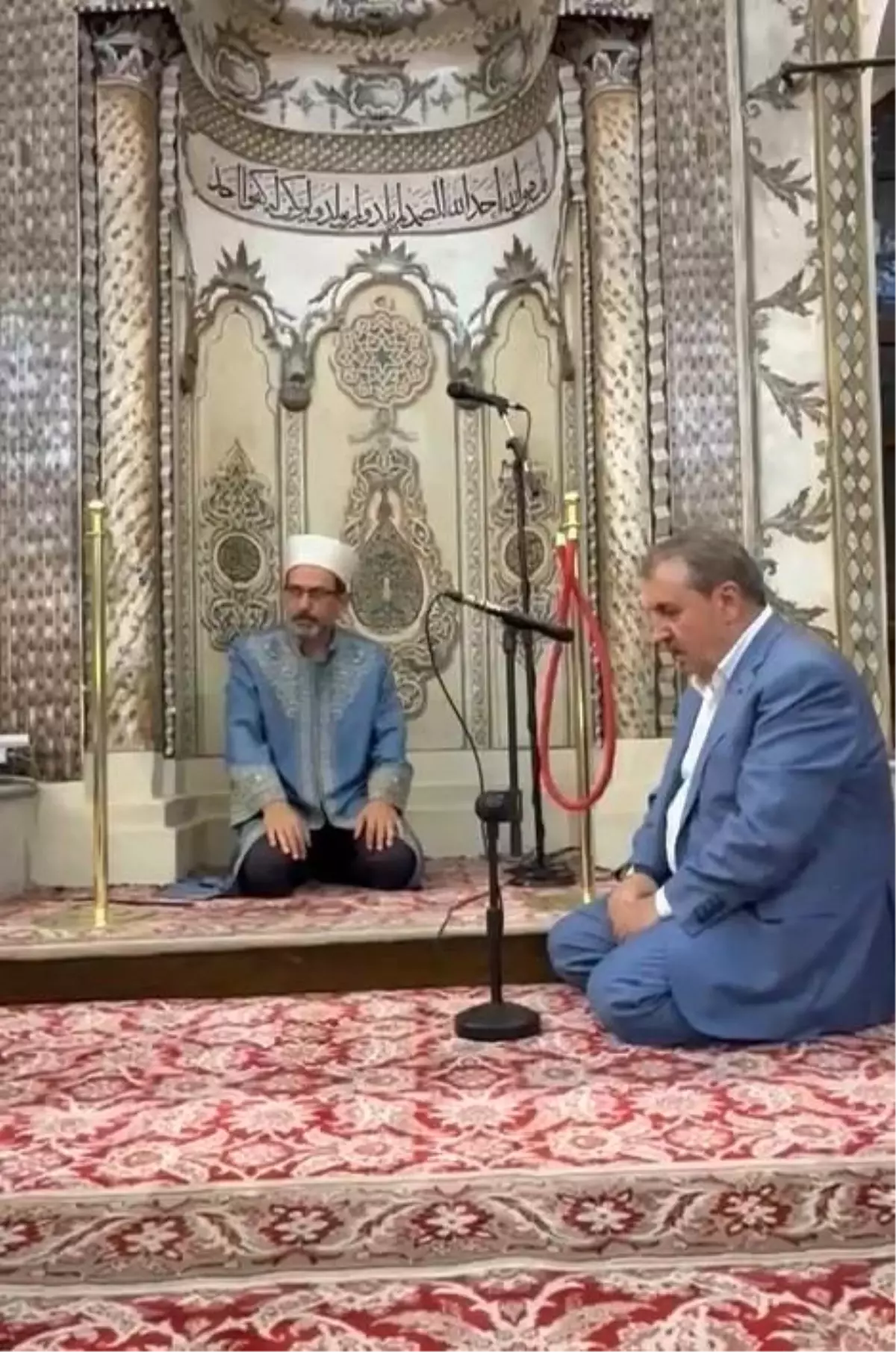 Mustafa Destici Bursa'da Akşam Namazı Sonrası Haşr Suresi Okudu