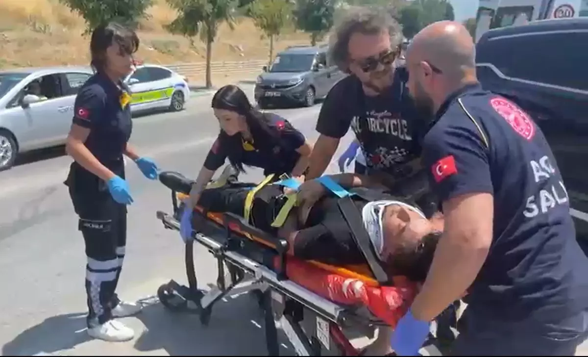 Bursa'da Motosiklet Kazası: Sürücünün Kolunda Kırık