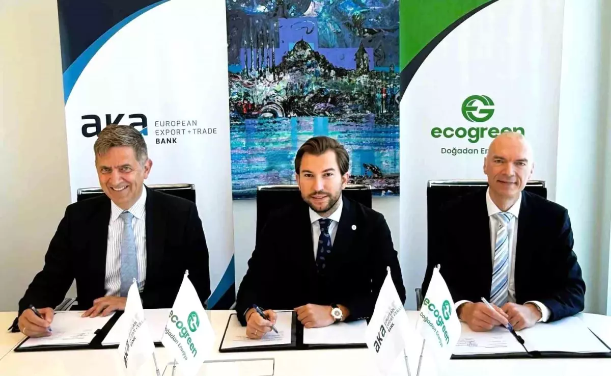 Ecogreen Enerji Holding, Yenilenebilir Enerji Yatırımları için 76,7 Milyon Euro Finansman Anlaşması İmzaladı
