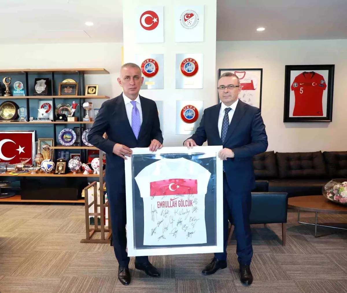 Emniyet Genel Müdürlüğü Güvenlik Daire Başkanı TFF'yi Ziyaret Etti