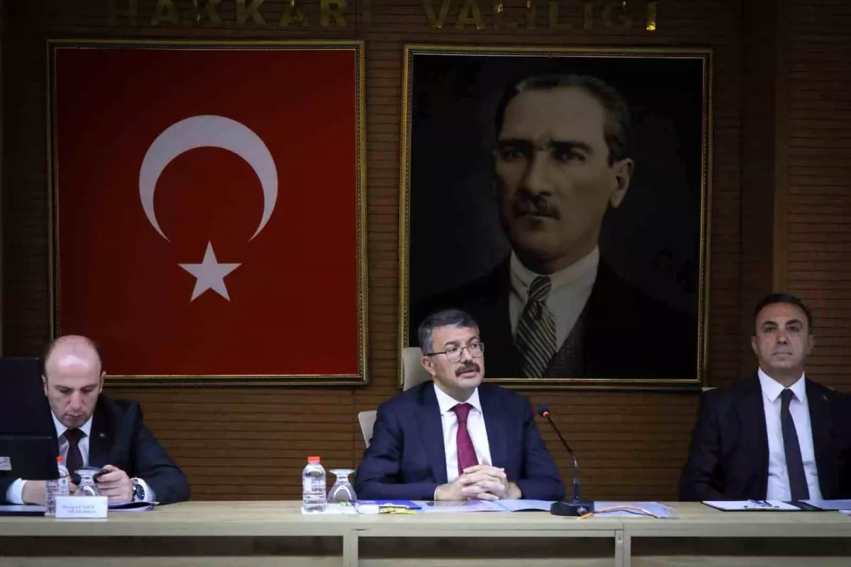 Hakkari'de 2025 Yılı İl Koordinasyon Kurulu Toplantısı Gerçekleştirildi