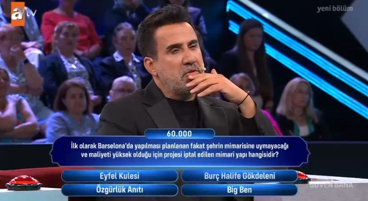 İlk olarak Barselona'da yapılması planlanan fakat şehrin mimarisine uymayacağı ve maliyeti yüksek olduğu için projesi iptal edilen mimari yapı hangi