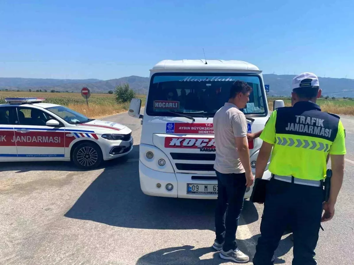 Aydın'da Yolcu Minibüslerine Denetim