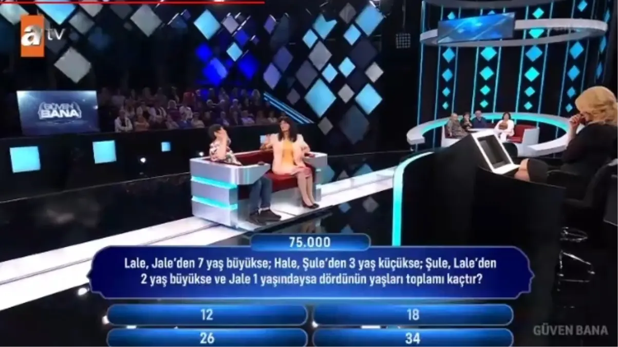 Lale, Jale'den 7 yaş büyükse; Hale Şule'den 3 yaş küçükse; Şule Lale'den 2 yaş büyükse ve Jale 1 yaşındaysa dördünün yaşları toplamı kaçtır?