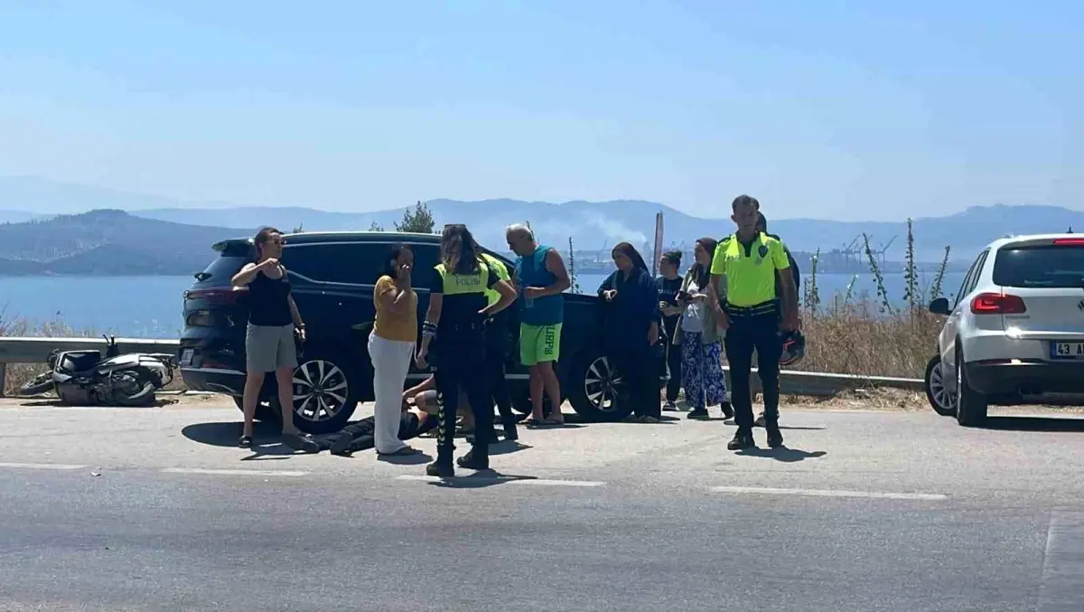Bursa'da Motosiklet Kazası: Sürücü Yaralandı